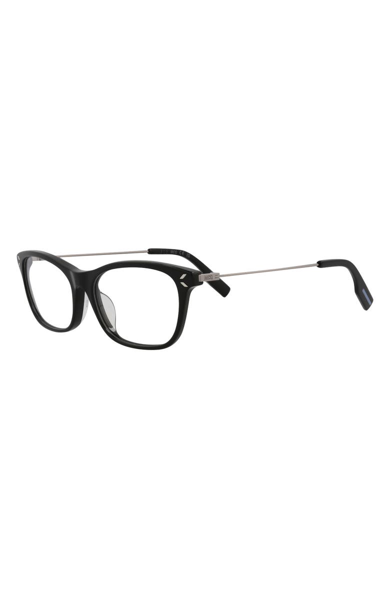 McQueen 54mm Square Optical Glasses, Alternate, color,