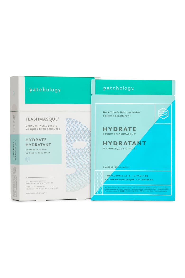 Hydrate FlashMasque™ 5-Minute Facial Sheet Mask, Alternate, color, NO COLOR