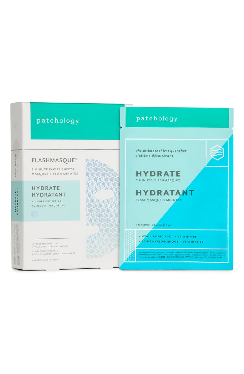Patchology Hydrate FlashMasque<sup>™</sup> 5-Minute Facial Sheet Mask, Alternate, color,