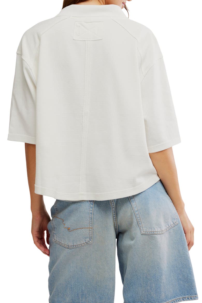Denmark Polo Top, Alternate, color, CLEAN IVORY