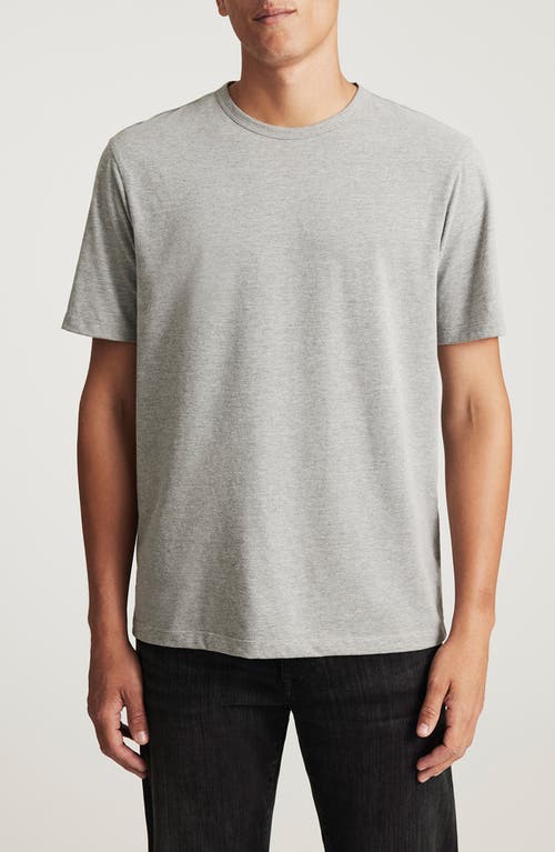 Mavi Jeans Grey Mélange Cotton Blend Crewneck T-shirt In Gray