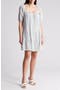 Tiered Puff Sleeve Cotton Dress