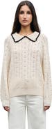 GERARD DAREL Roca Long Sleeve Collared Jumper