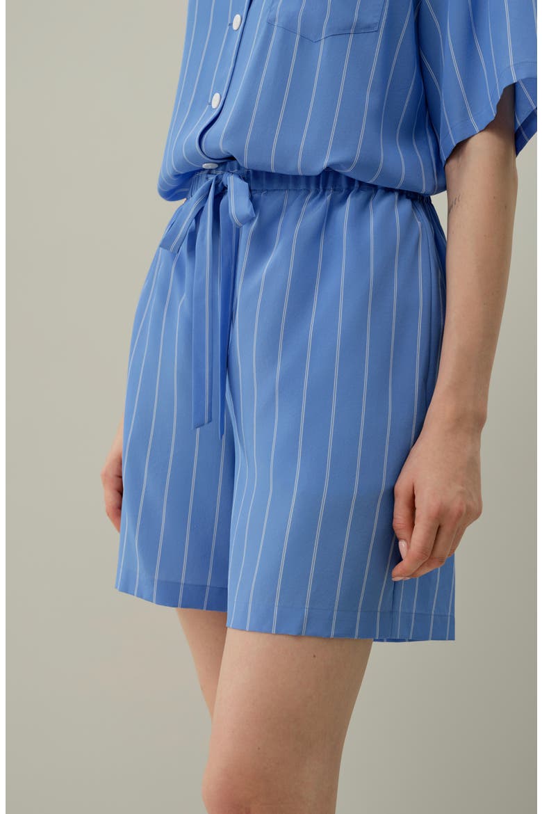 Women's Amalfi Striped Silk Short, Alternate, color, Amalfi Stripe