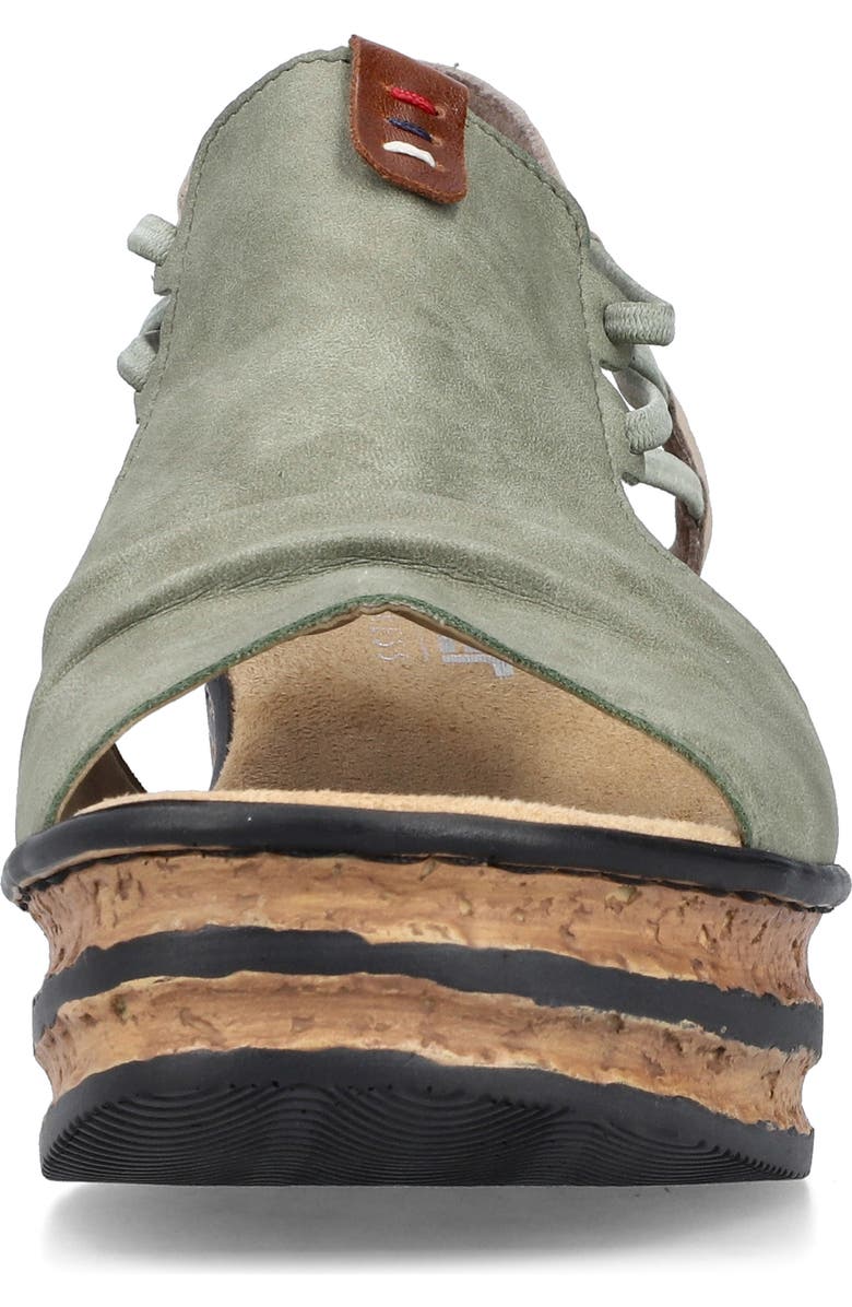 Rieker Rose 76 Platform Wedge Sandal, Alternate, color,
