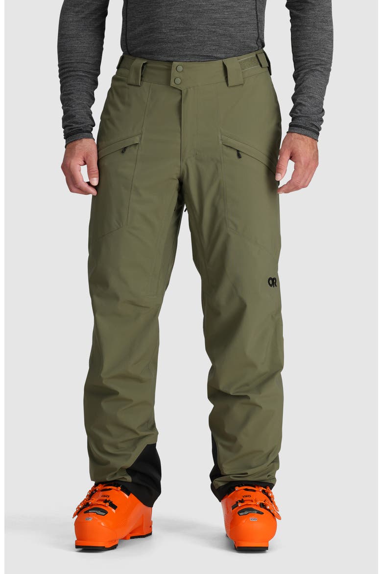 Snowcrew Recycled Polyester Blend Snow Pants, Main, color, RANGER GREEN