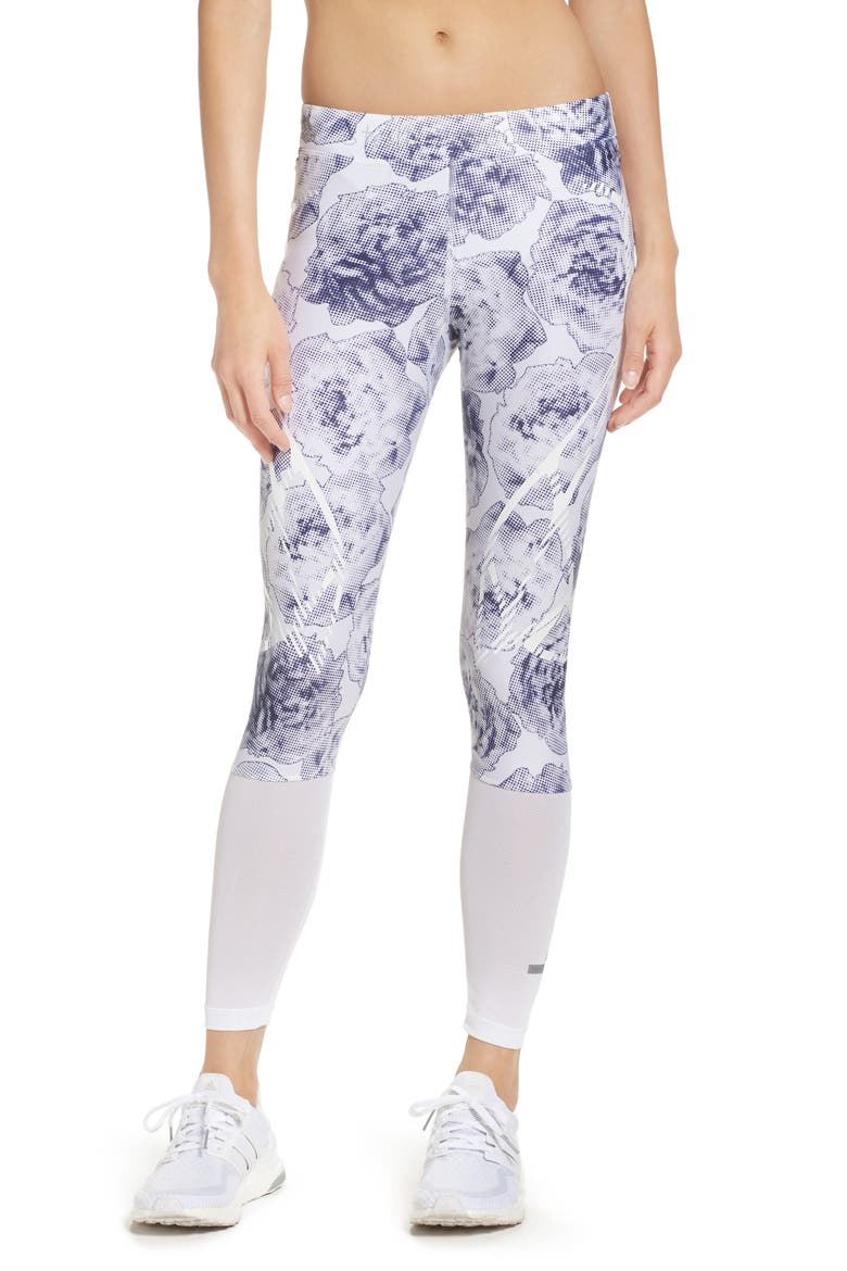 Run Sprintweb Tights, Main, color, WHITE/ NOBLE INK