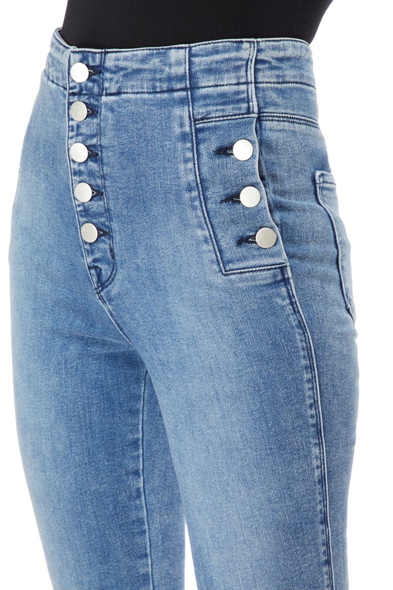 Natasha Sky High Crop Super Skinny Jeans, Alternate, color, METEOR