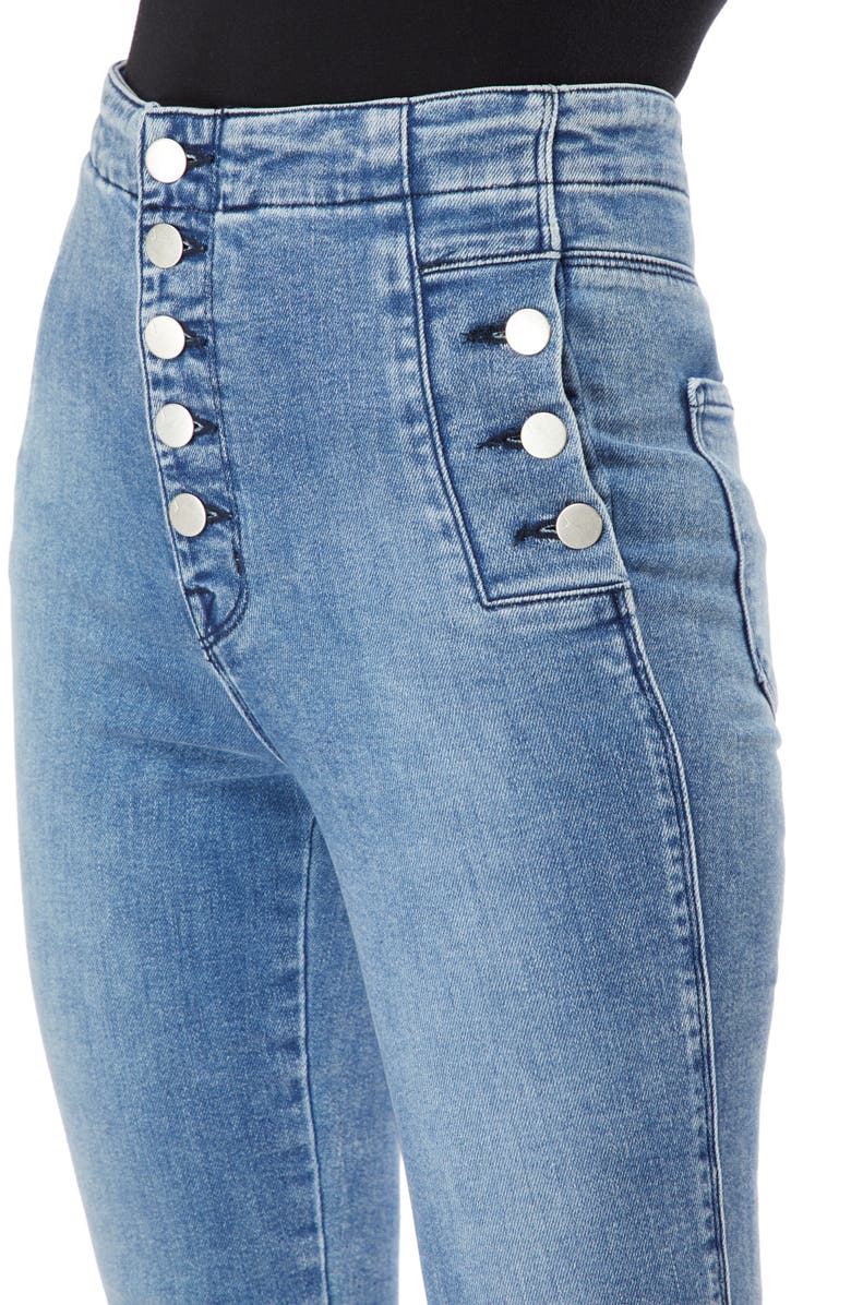 J Brand Natasha Sky High Crop Super Skinny Jeans, Alternate, color,