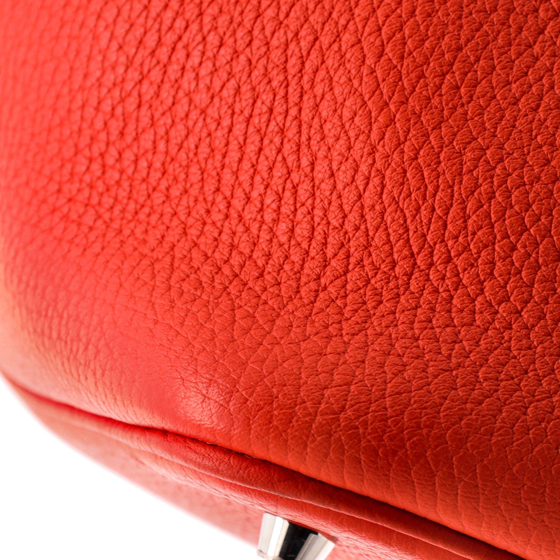 Pre-Owned Hermes Eclat Picotin Lock Bag Clemence MM, Alternate, color, Orange Poppy