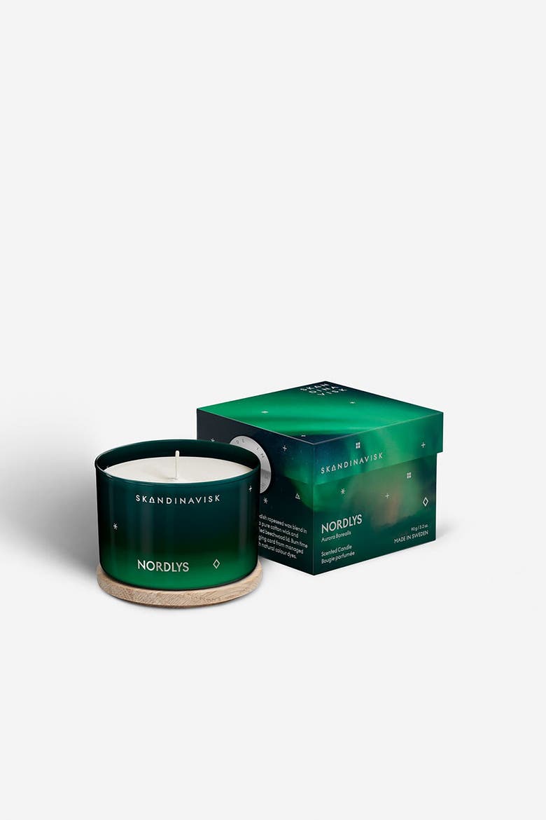 NORDLYS Scented Candle 90g, Alternate, color, Green