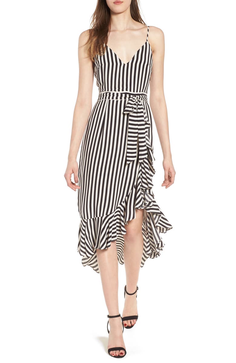 Lovers + Friends Bridget Midi Dress, Main, color, 