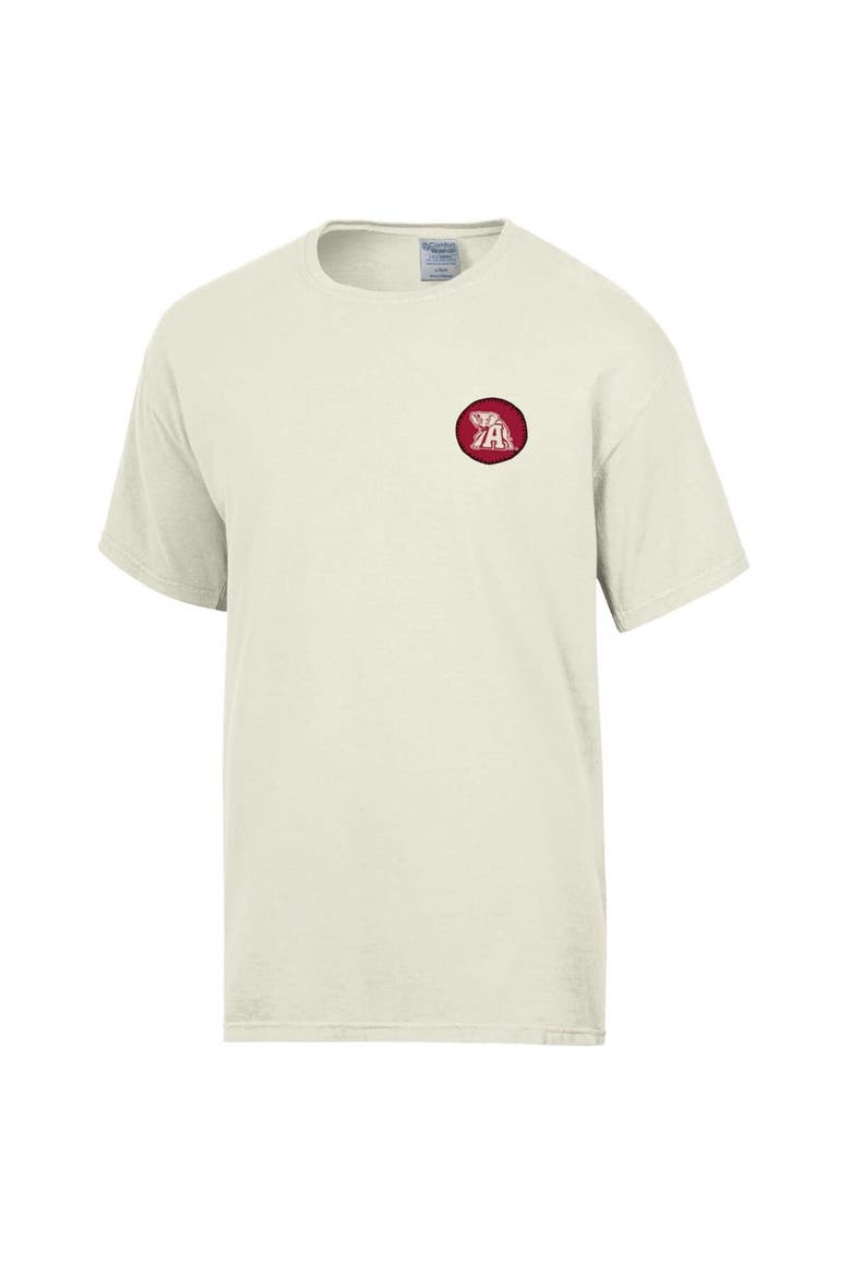 Men's Comfort Wash Cream Alabama Crimson Tide Camping Trip T-Shirt, Alternate, color, Cream