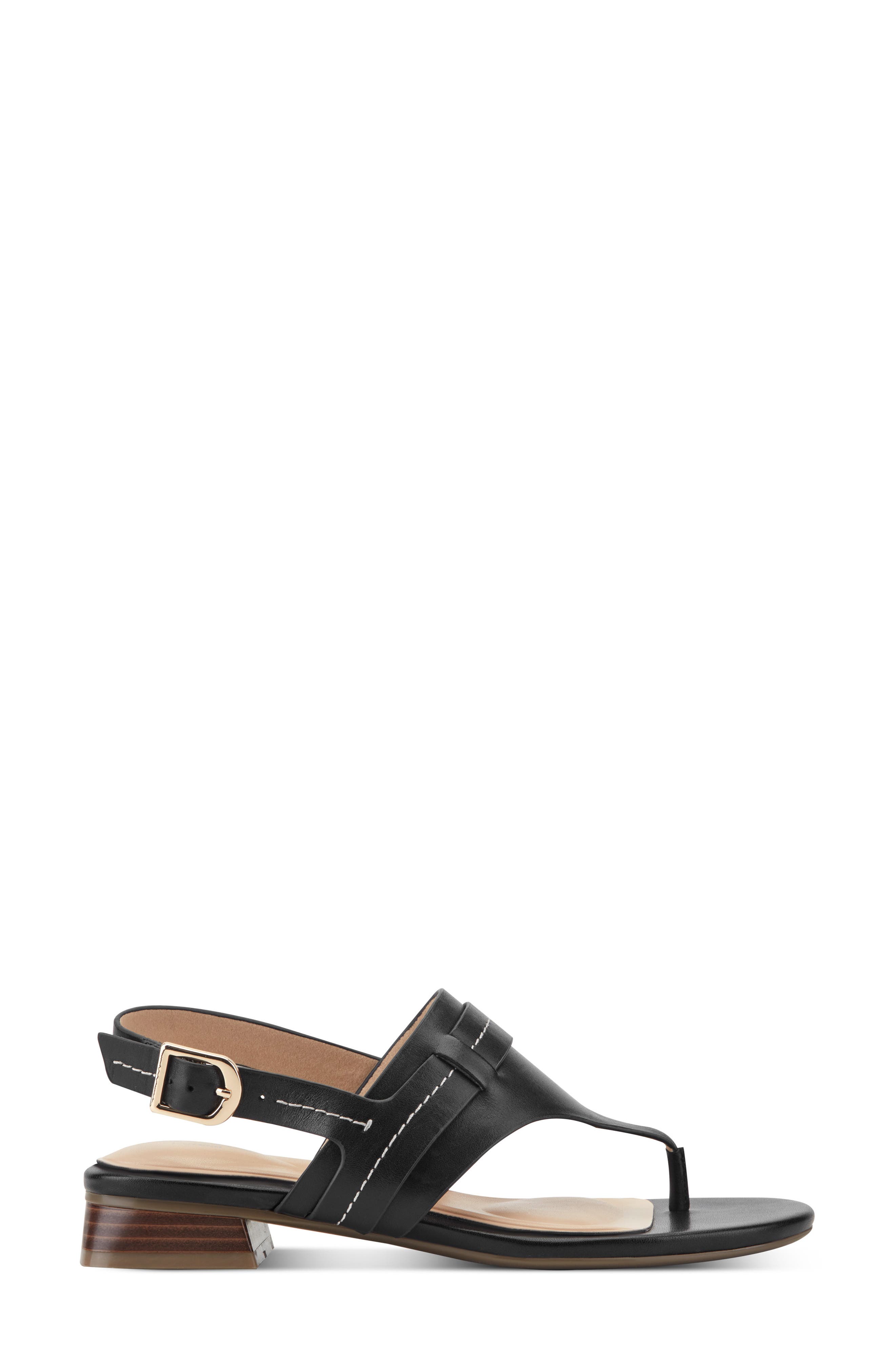 Rockport Ofera Slingback Sandal, Alternate, color, Black Leather