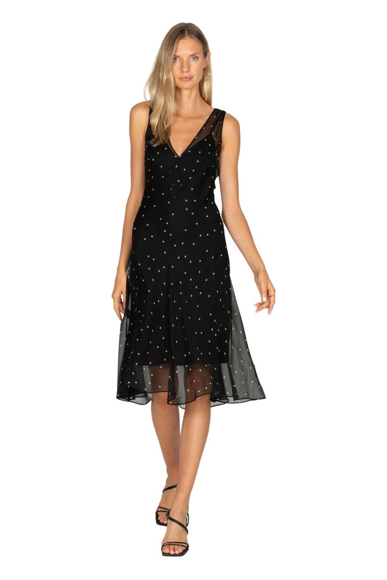 Twila Dress, Alternate, color, BLACK POLKA DOT