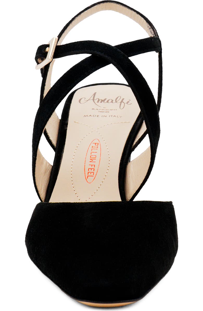 Amalfi by Rangoni Fagiolo Ankle Strap Pump - Multiple Widths Available, Alternate, color, Black Cashmere