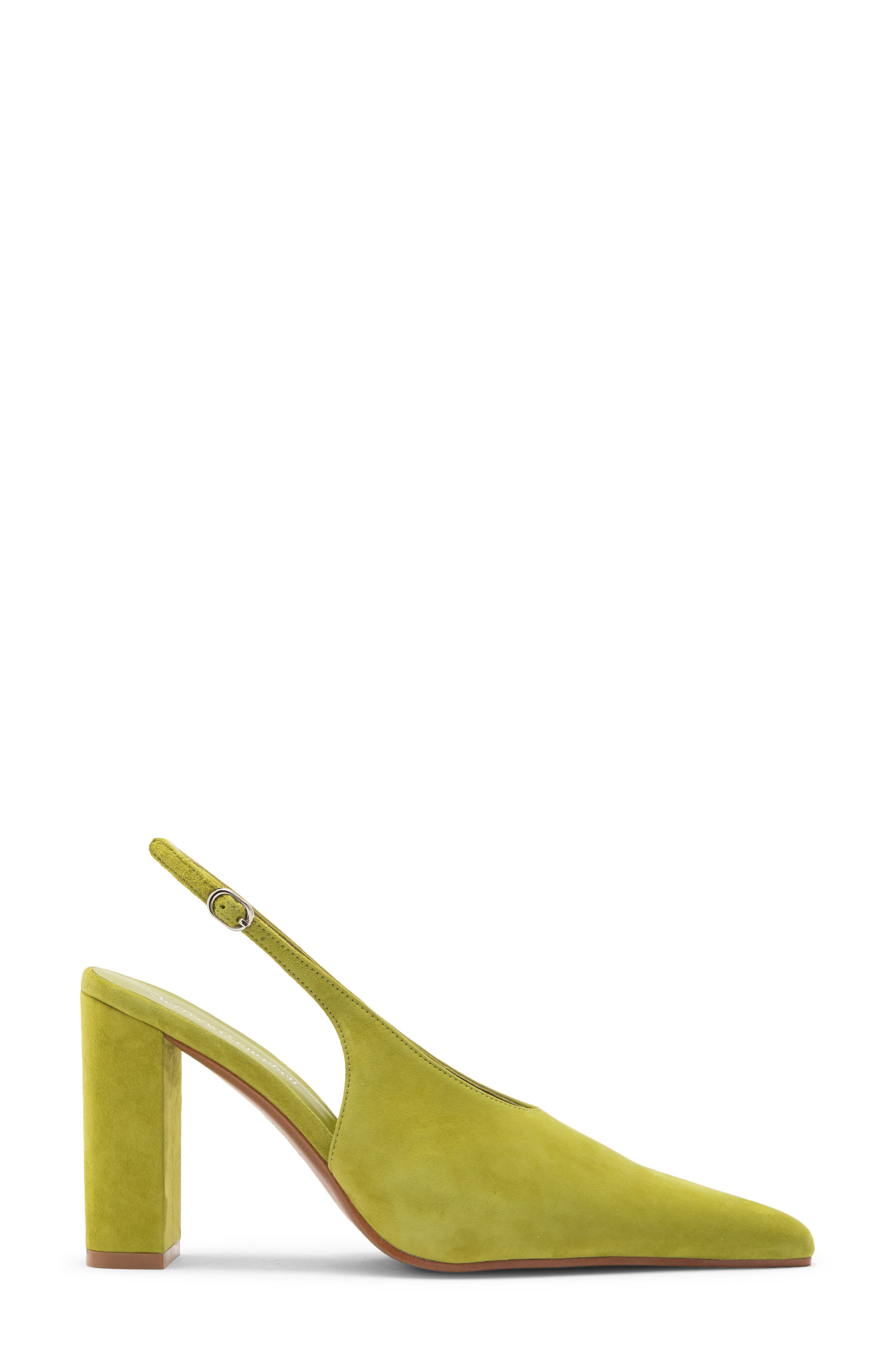 Withstand Slingback Pump, Alternate, color, CHARTRUESE SUEDE
