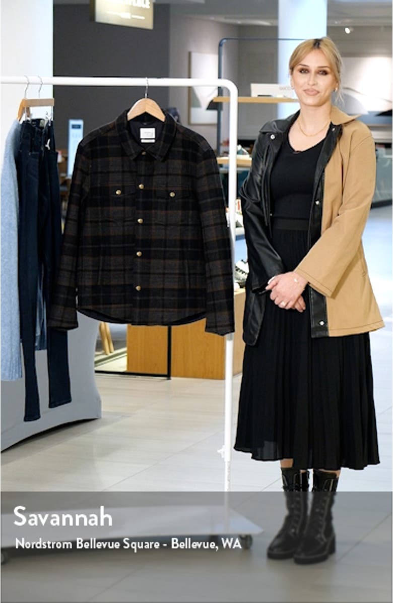 Theo Wool Blend Shirt Jacket, sales video thumbnail