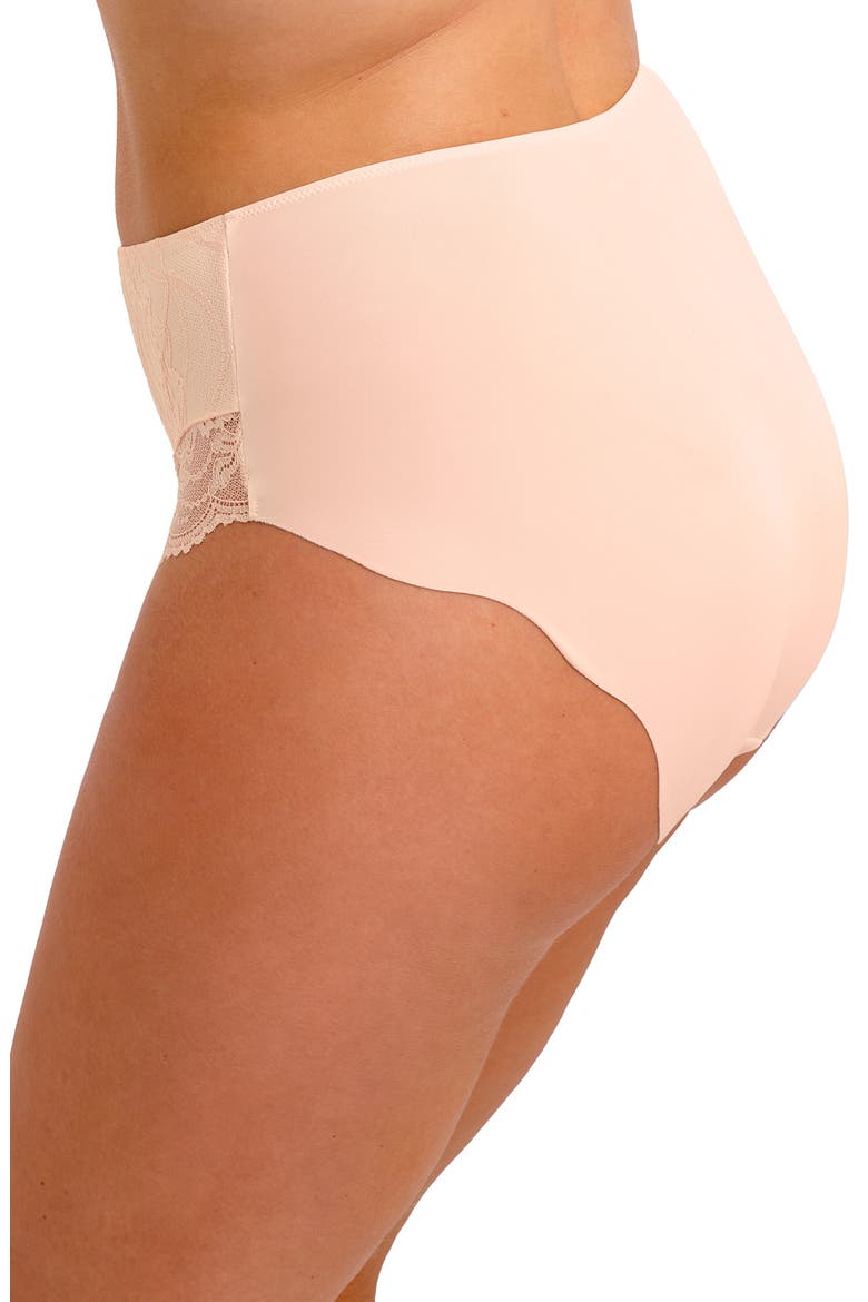 Cesile High Waist Briefs, Alternate, color, PEACH SORBET