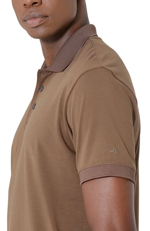 Urban Performance Pima Cotton Tech Polo With Uv Protection In Brown