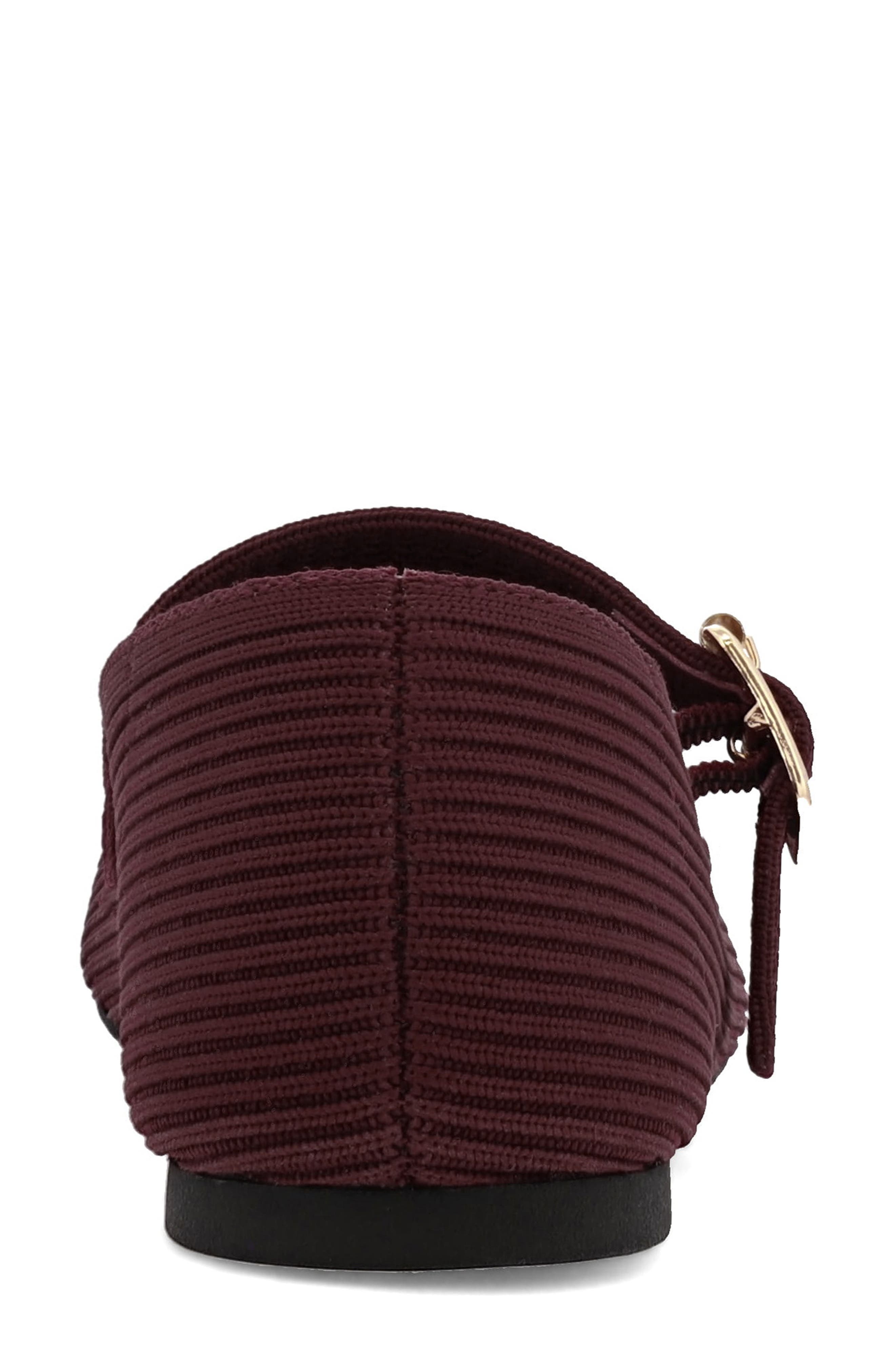 MIA Brita Mary Jane Flat, Alternate, color, Burgundy