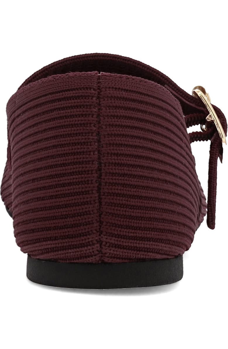 MIA Brita Mary Jane Flat, Alternate, color, Burgundy