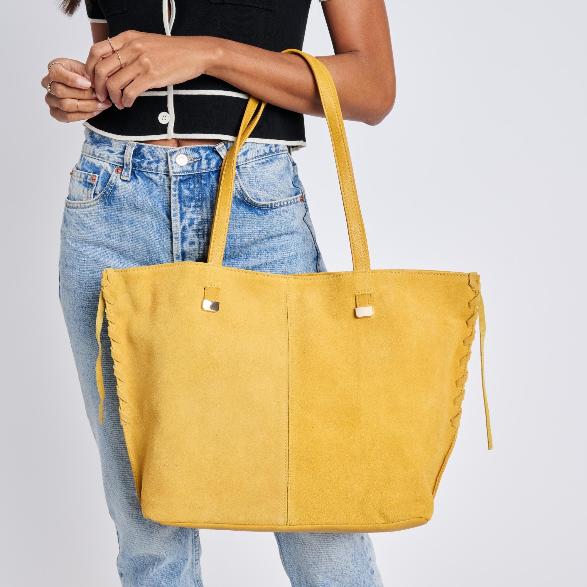 MODA LUXE Queen Tote, Alternate, color, Honey