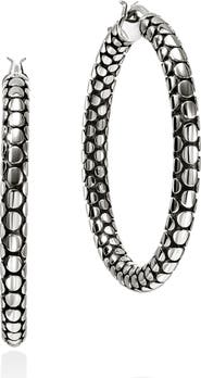 John Hardy Dot Hoop Earrings