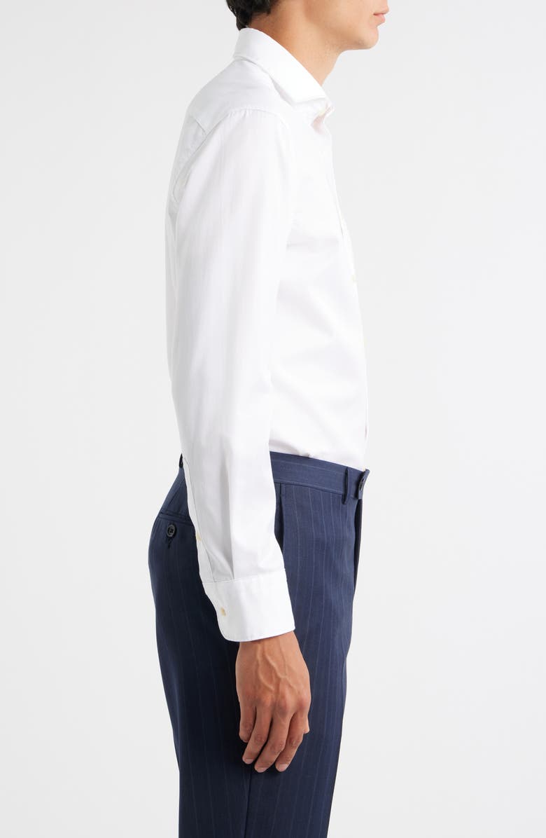 1863 by Eterna Soft Luxury Slim Fit Dress Shirt, Alternate, color, White