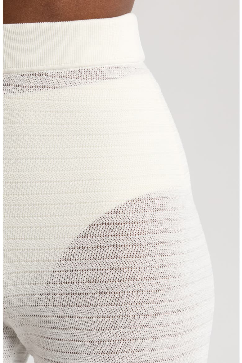 The Faye Open Stitch Cover-Up Pants, Alternate, color, BRULEE