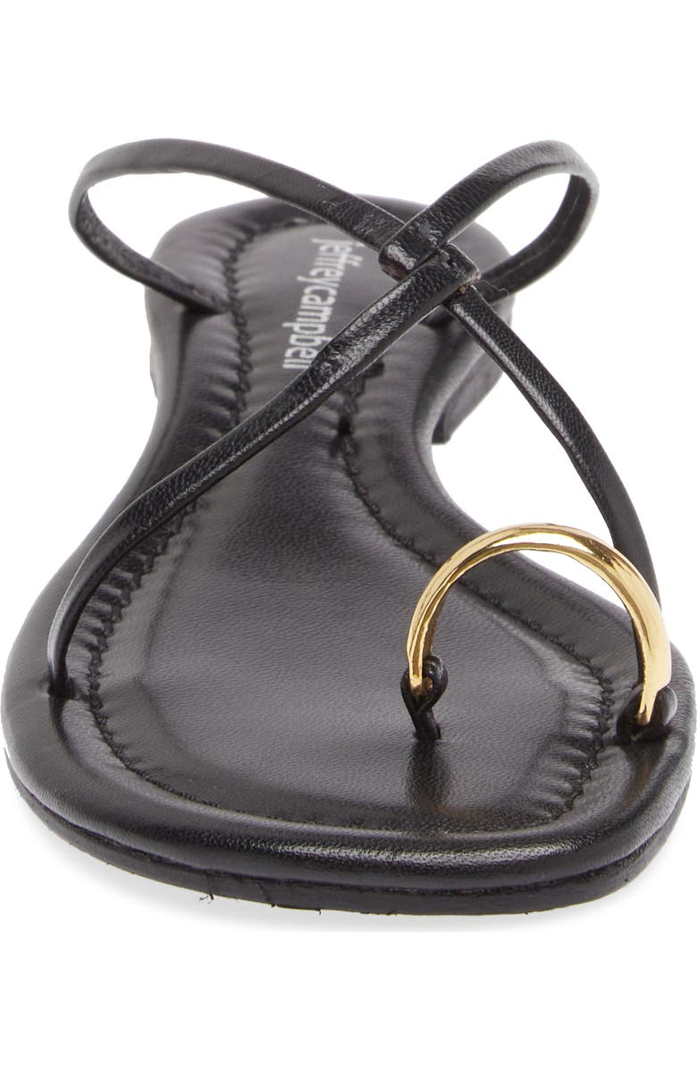 Jeffrey Campbell Pacifico Slide Sandal, Alternate, color, Black Gold