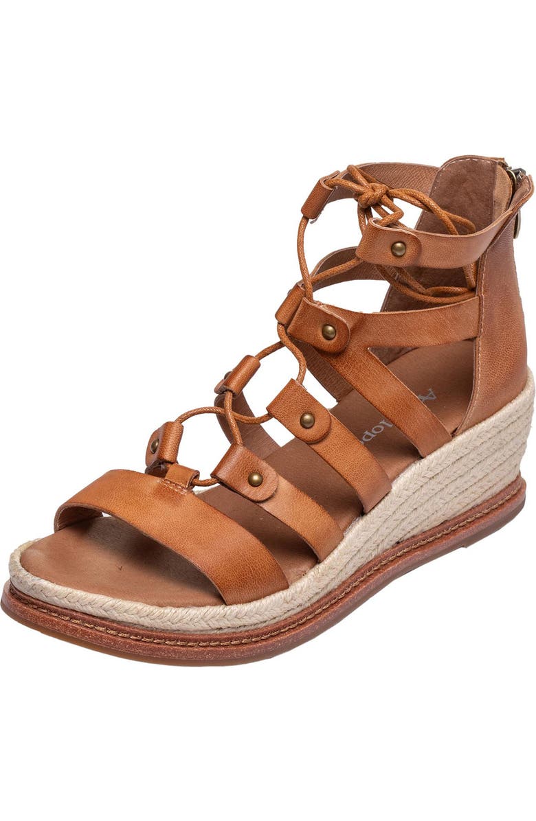 ANTELOPE Dru Platform Espadrille Gladiator Sandal, Main, color,