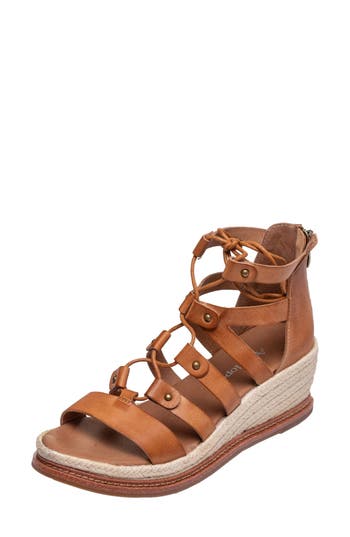 Antelope Dru Platform Espadrille Gladiator Sandal In Taupe