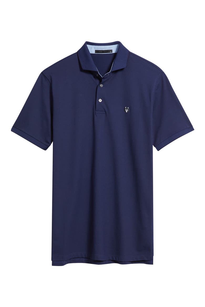Crowley Icon Piqué Performance Golf Polo, Alternate, color, MALTESE BLUE
