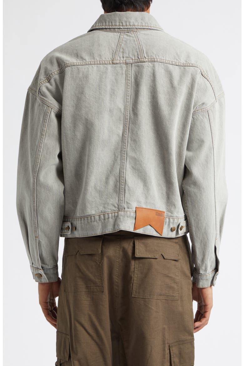 Denim Trucker Jacket, Alternate, color, LIBERTY GREY