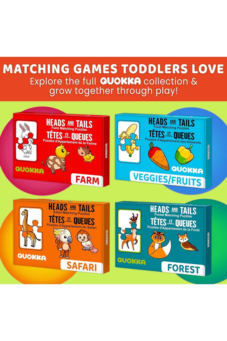 Memory Matching Puzzle Set for Toddlers, Alternate, color, Forest