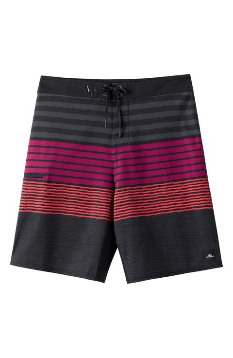 Kids' Hyperfreak Heat Stripe Swim Trunks