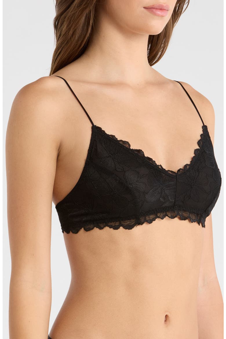 Jessa Lace Bralette, Alternate, color, BLACK
