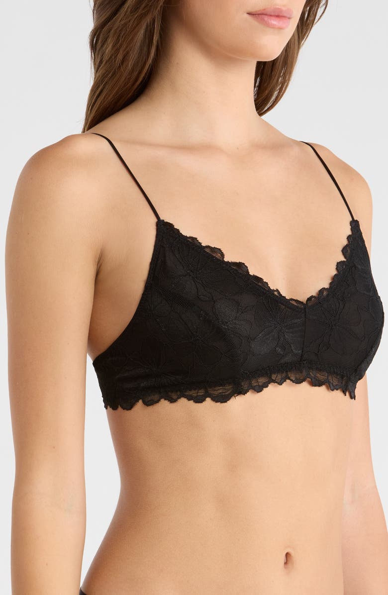 Honeydew Jessa Lace Bralette, Alternate, color, Black