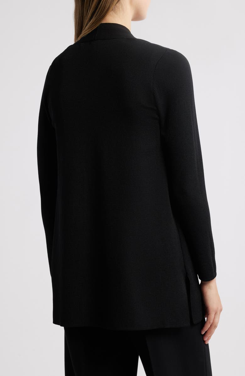 Anne Klein Nappa Open Front Cardigan, Alternate, color, 