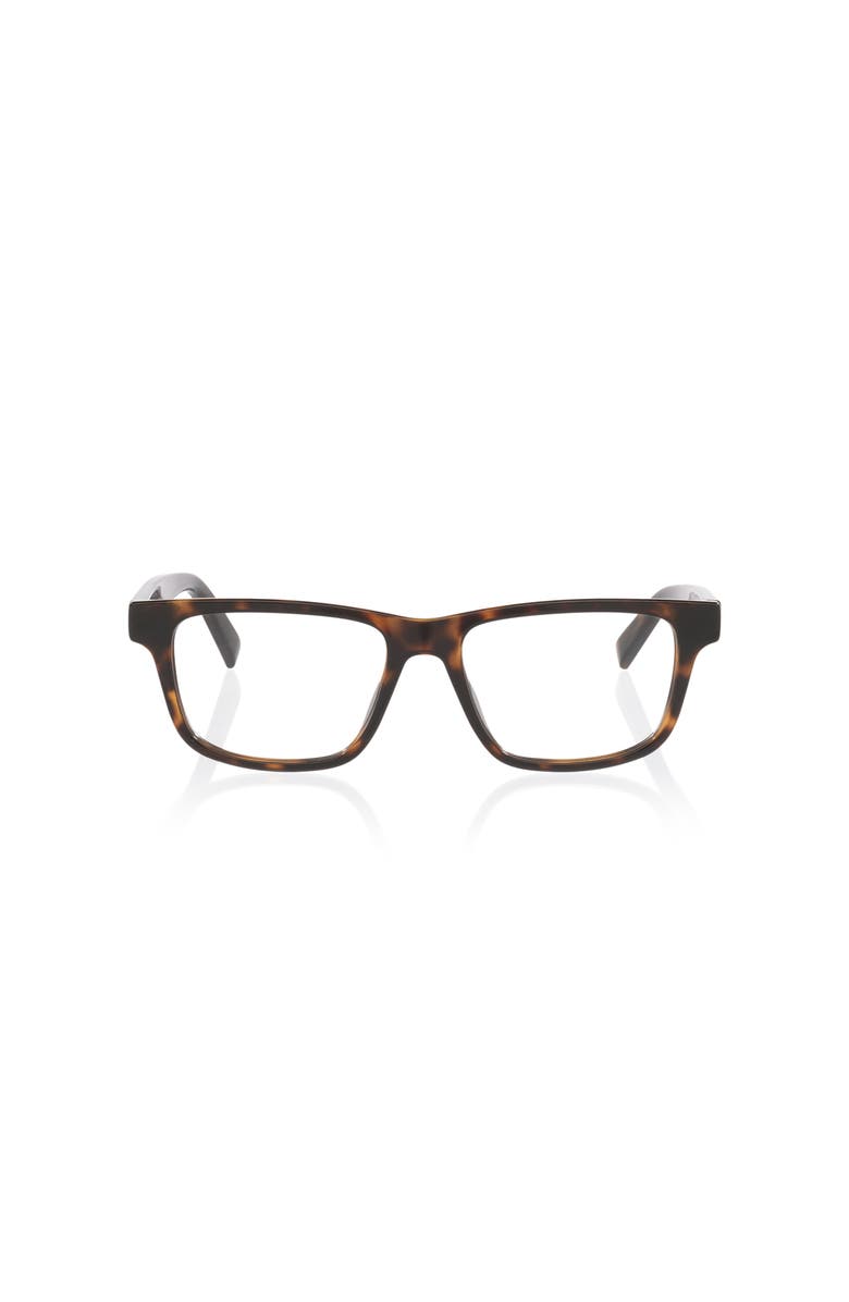 Gucci 54mm Rectangle optical glasses, Alternate, color, Tortoise