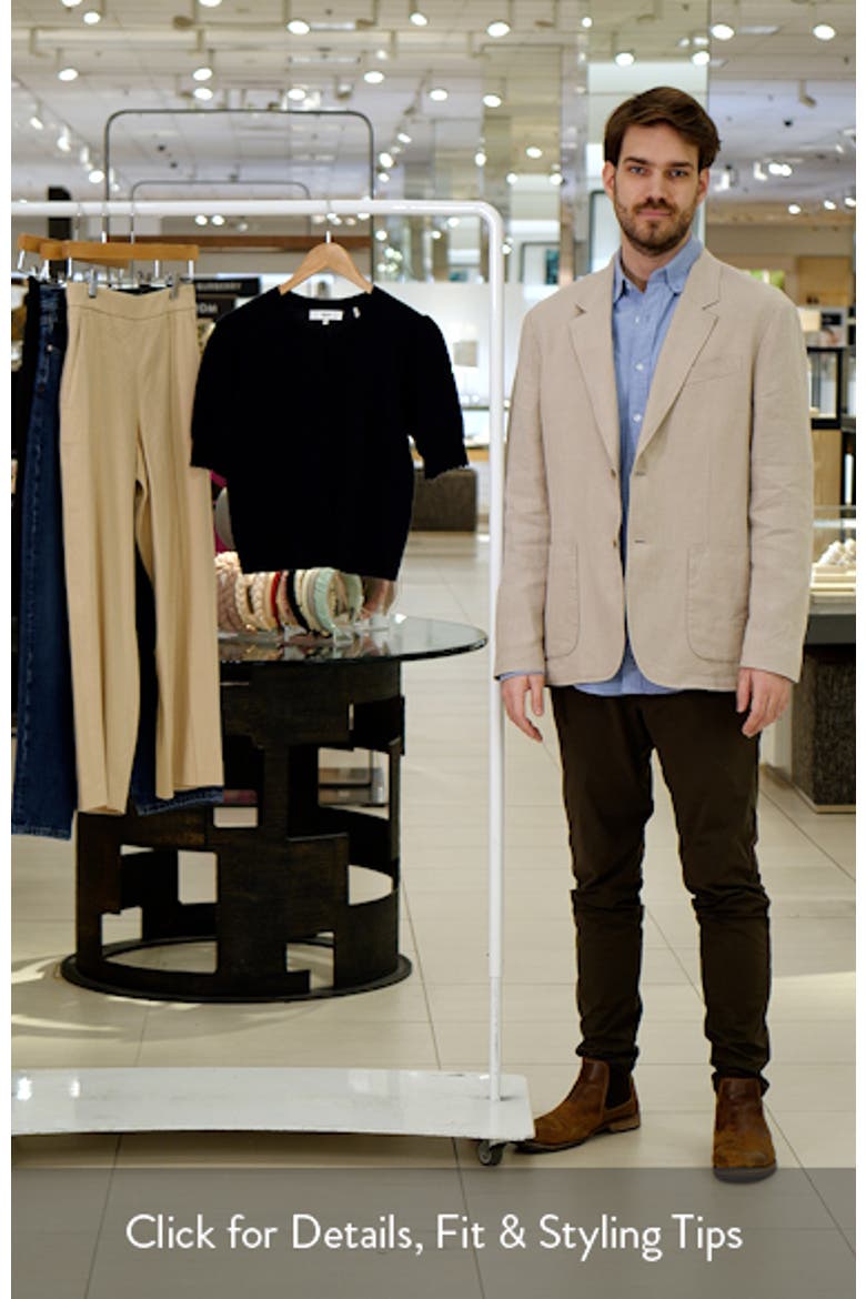 The Cashmere Pointelle Puff Sleeve Cardigan video