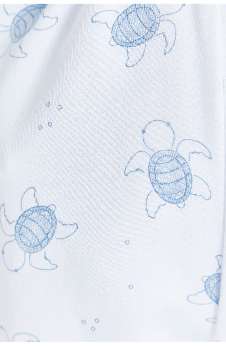 Babycottons Premium Peruvian Pima Cotton Turtles Bodysuit & Pants Set for Infant, Alternate, color, Blue