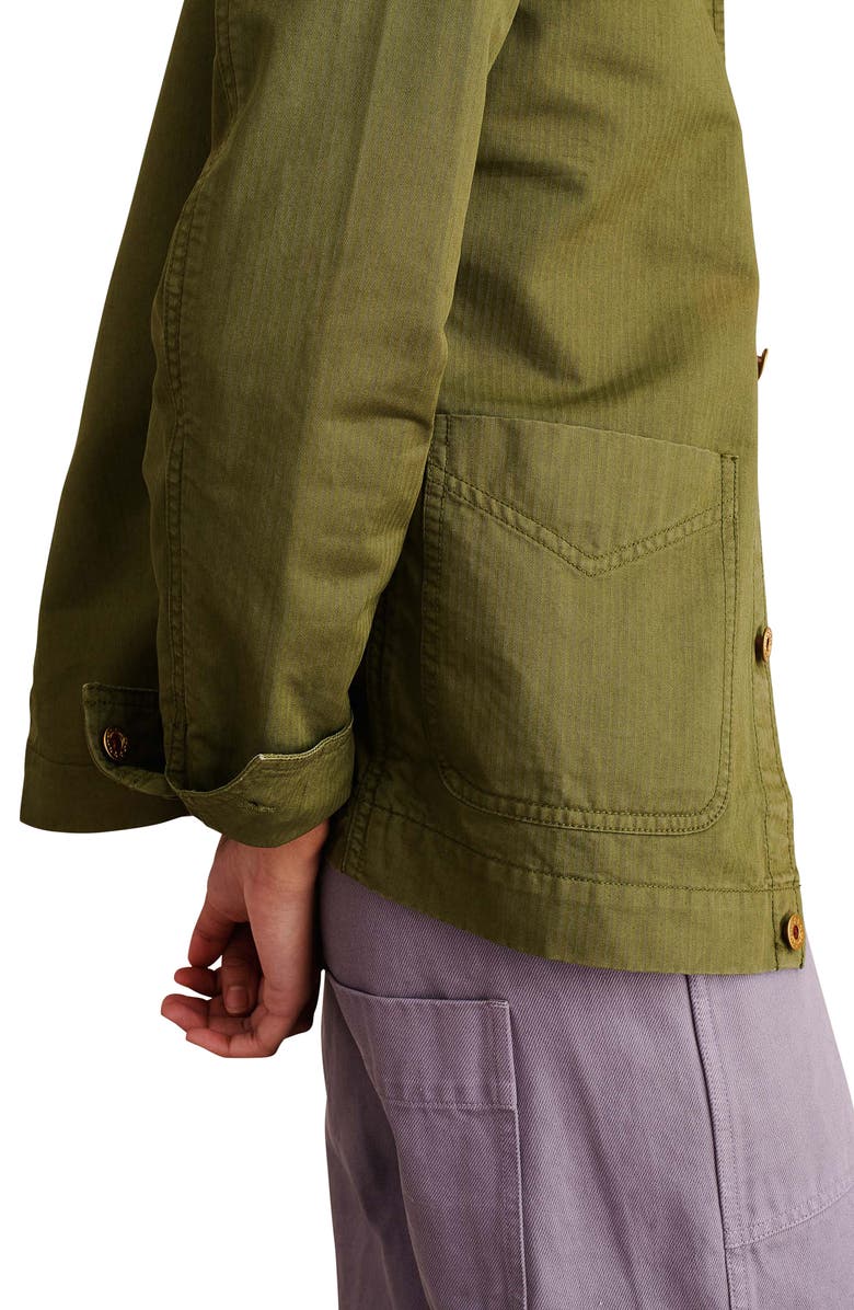 Alex Mill Herringbone Work Jacket, Alternate, color, 