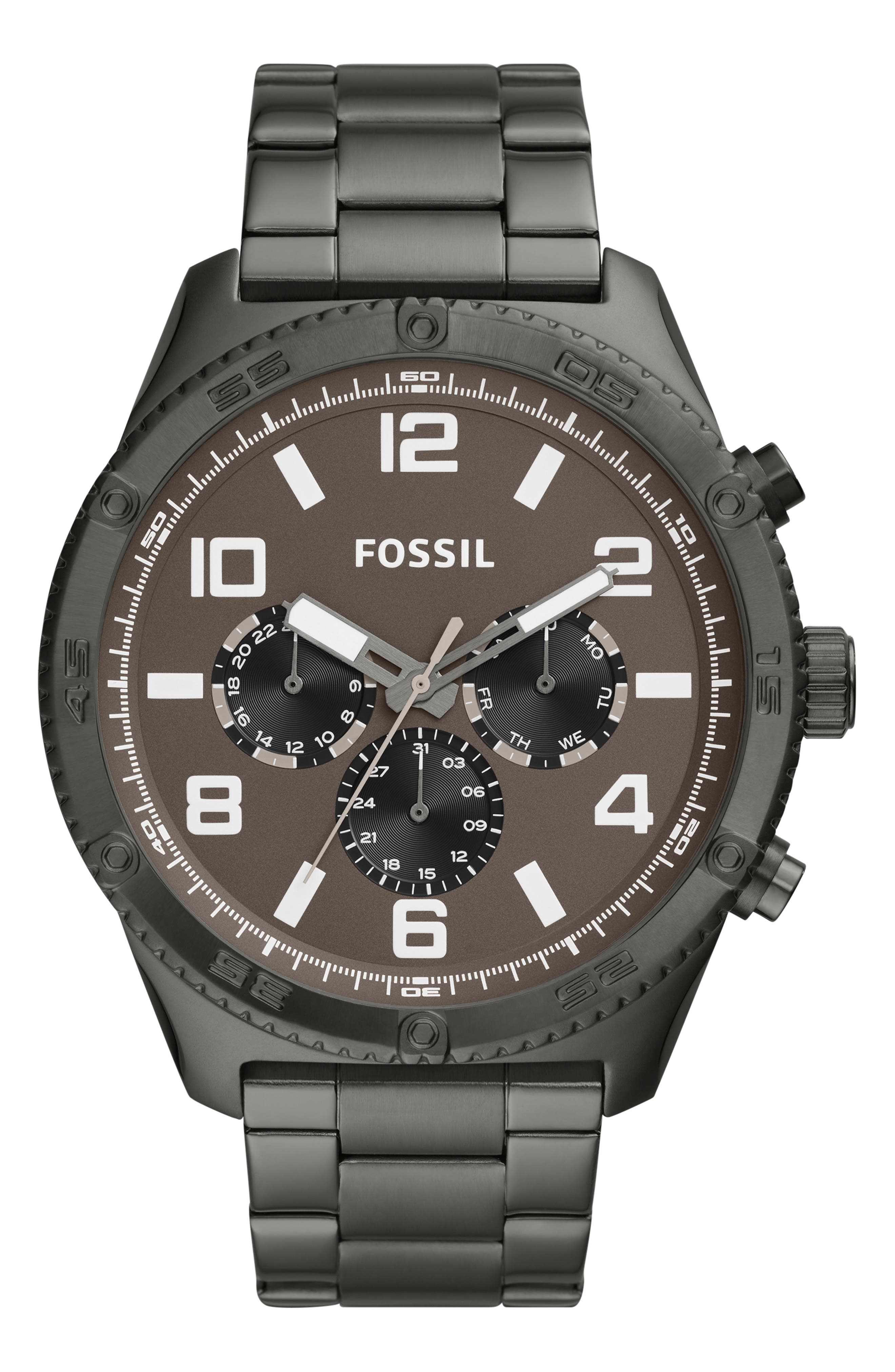 Fossil Brox Multifunction Bracelet Watch, 50mm