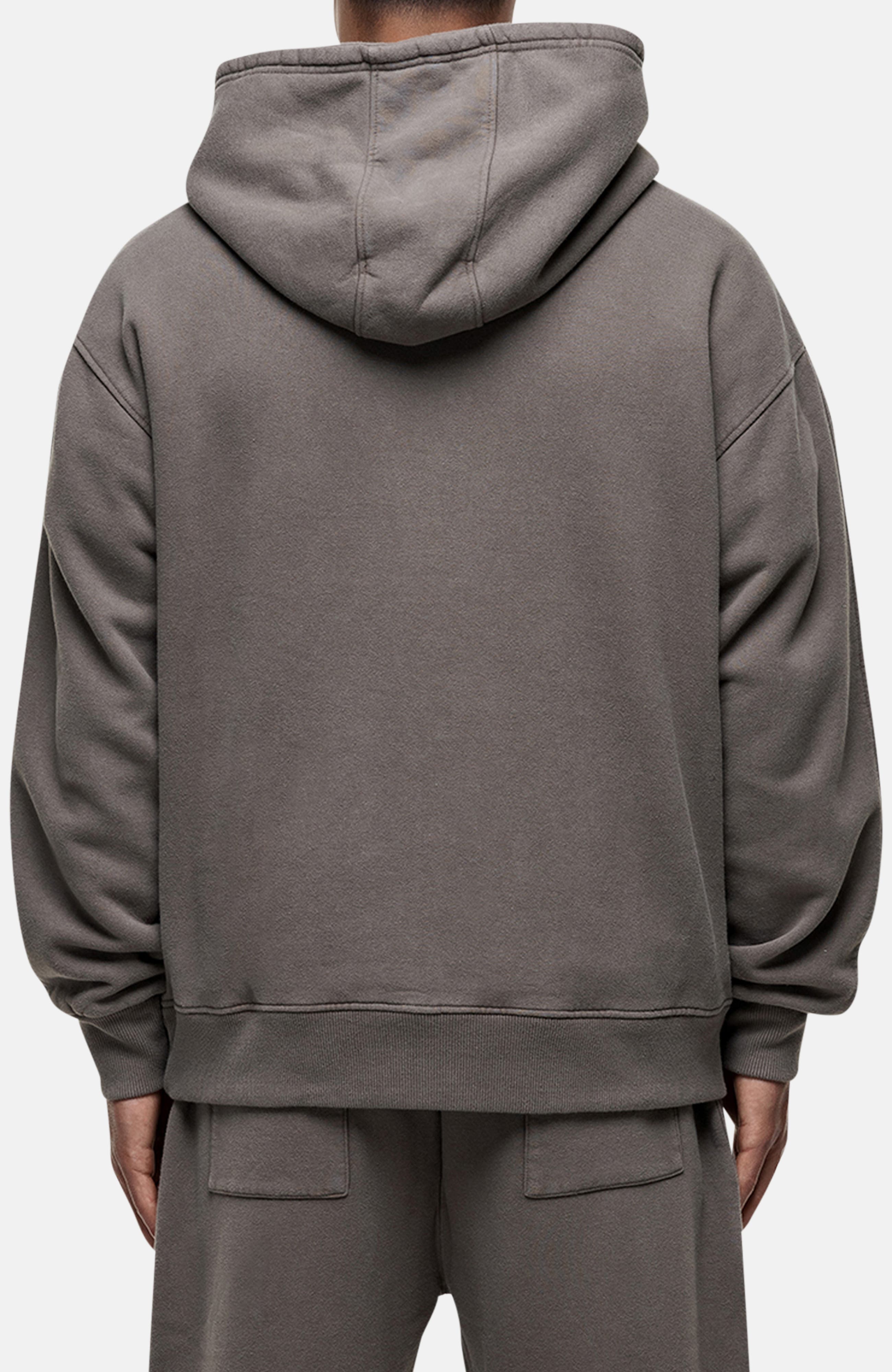 Vintage Washed Taupe Oversized Hoodie - image 2