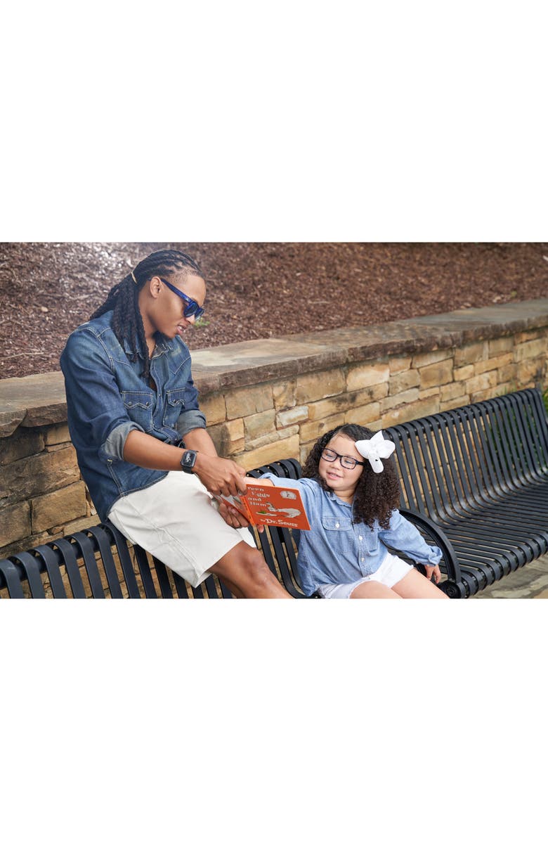 KidRaq Kids' Passport 48mm Polarized Optical Glasses, Alternate, color, Blue Water