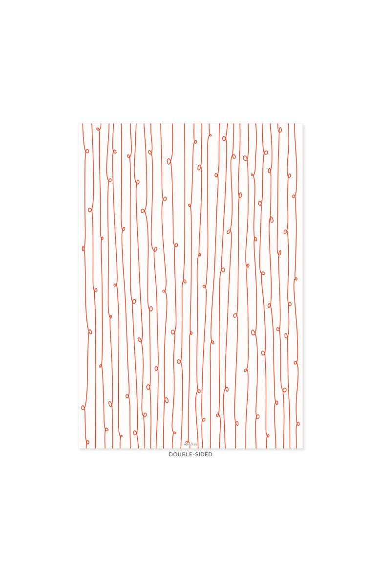 Two-Sided "Elf Workshop" Heavyweight Christmas/Holiday Gift Wrap, Alternate, color, Multicolored