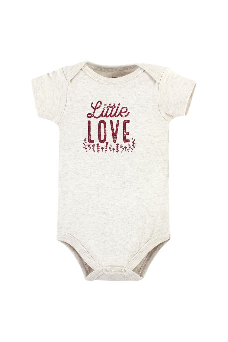 Soft Cotton Collection Bodysuit, Pants, and Footwear Collection, Alternate, color, Little Love Flowers