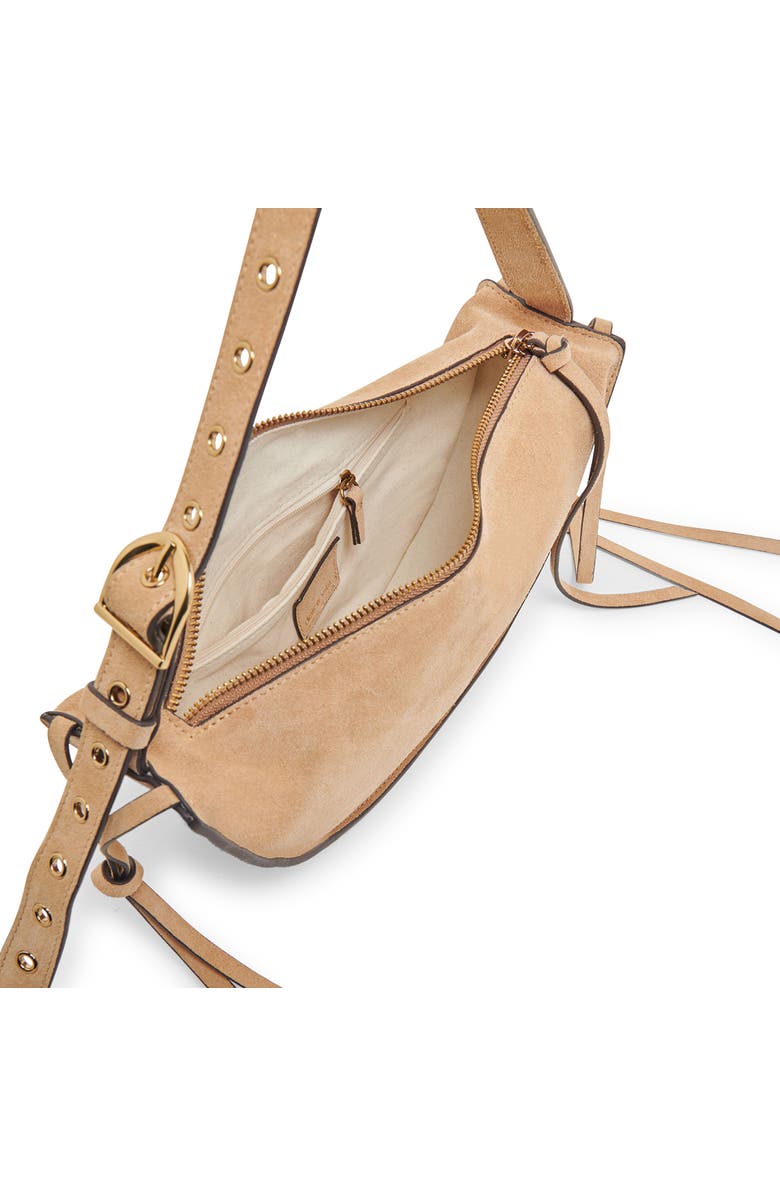 Dolce Vita Verona Leather Shoulder Bag, Alternate, color, Beige